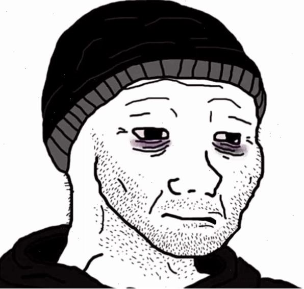 Wojak meme với cảm xúc thất vọng