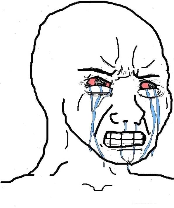 Wojak meme với suy nghĩ phức tạp