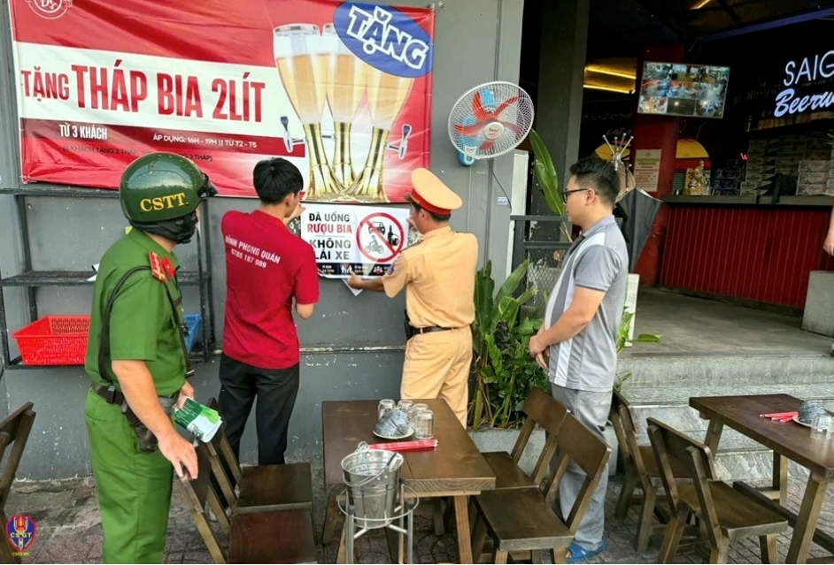 Cảnh báo nói không với rượu bia khi tham gia giao thông trong mọi điều kiện thời tiết