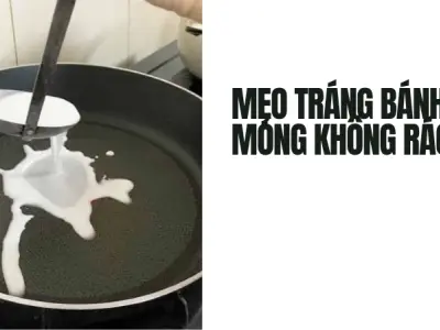 Hướng dẫn làm bánh cuốn nóng hổi tại nhà ngon như ngoài hàng