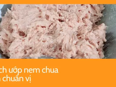 Hướng dẫn làm nem chua rán giòn rụm chuẩn vị phố cổ