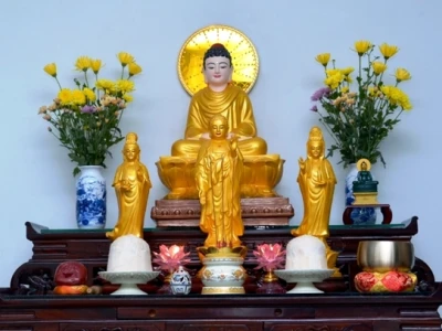 Hướng dẫn chi tiết bài cúng bàn thờ Phật ngày rằm tại gia