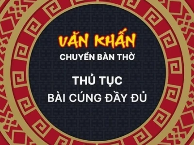 Văn khấn chuyển bàn thờ Phật đầy đủ và những lưu ý quan trọng